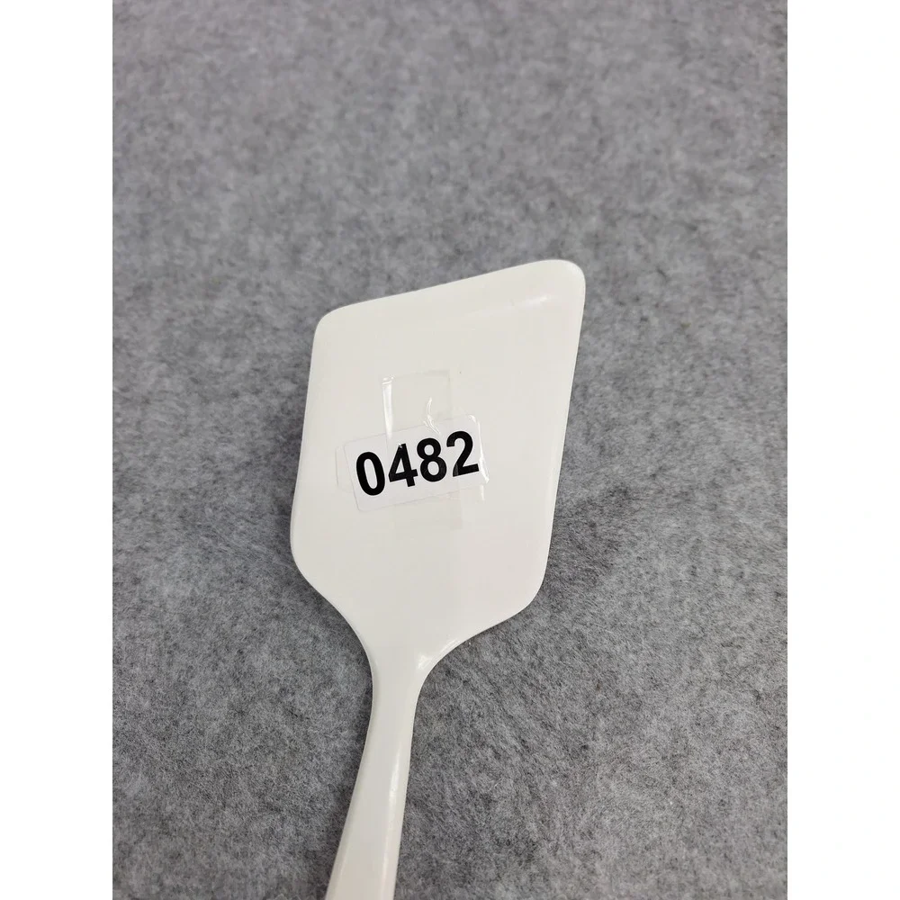White Melamine Angled Spatula White Kitchen Utensil Cooking Baking Utensil